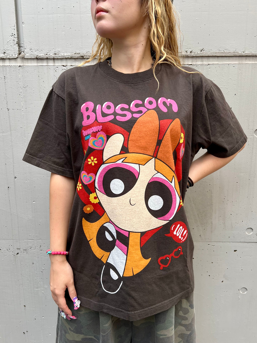 パワーパフガールズ ブロッサム Tシャツ【パワパフ アニメTEE 