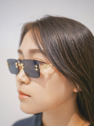 リトルソンス リムレス サングラス【ユニセックス/3カラー】タイプ1 01AC　