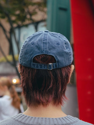 コットン ロゴ パネル キャップ