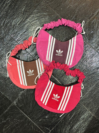 リメイク ショルダーメレンゲバッグ【サイズ調節可】【ピンク系】#49