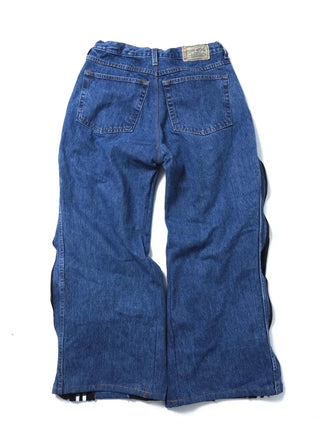 リメイク 4ジップ デニムパンツ【ユニセックス/5カラー】