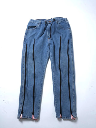 リメイク 4ジップ デニムパンツ【ユニセックス/5カラー】