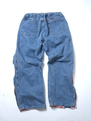 リメイク 4ジップ デニムパンツ【ユニセックス/5カラー】