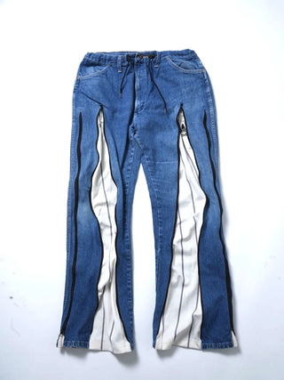 リメイク 4ジップ デニムパンツ【ユニセックス/5カラー】