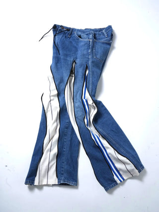 リメイク 4ジップ デニムパンツ【ユニセックス/5カラー】