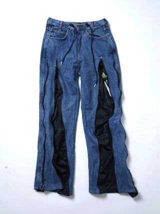 リメイク 4ジップ デニムパンツ【ユニセックス/5カラー】