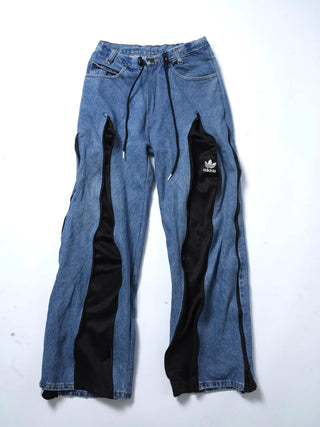 リメイク 4ジップ デニムパンツ【ユニセックス/5カラー】