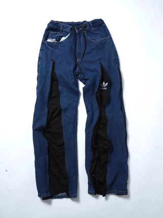 リメイク 4ジップ デニムパンツ【ユニセックス/5カラー】