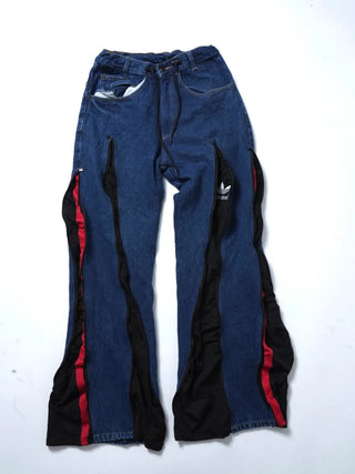 リメイク 4ジップ デニムパンツ【ユニセックス/5カラー】