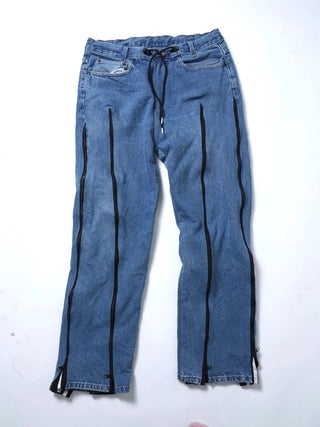 リメイク 4ジップ デニムパンツ【ユニセックス/5カラー】