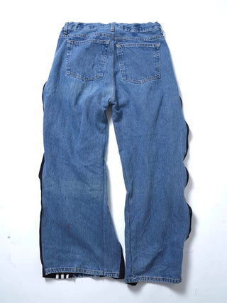 リメイク 4ジップ デニムパンツ【ユニセックス/5カラー】