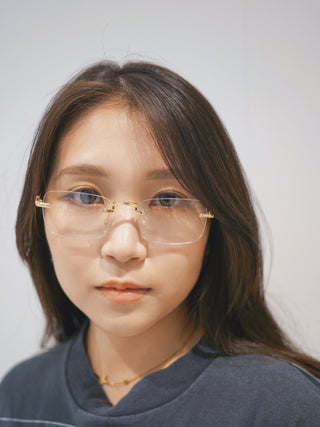 リトルソンス リムレス サングラス【ユニセックス/3カラー/人気No.1商品】タイプ2 02AC