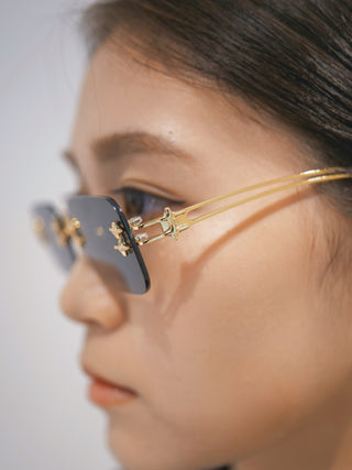 リトルソンス リムレス サングラス【ユニセックス/3カラー】タイプ1 01AC　