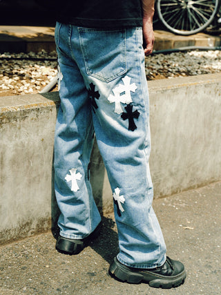 NV CROSS DENIM PANTS