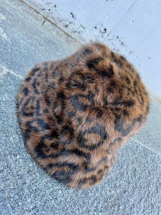 レオパードシャギーファーハット 【ファーバケハ】