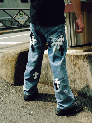 NV CROSS DENIM PANTS