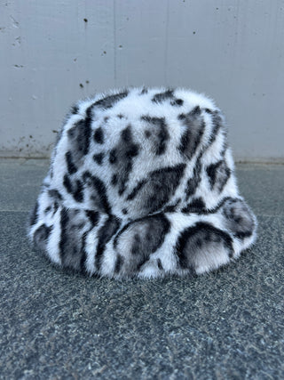 レオパードシャギーファーハット 【ファーバケハ】
