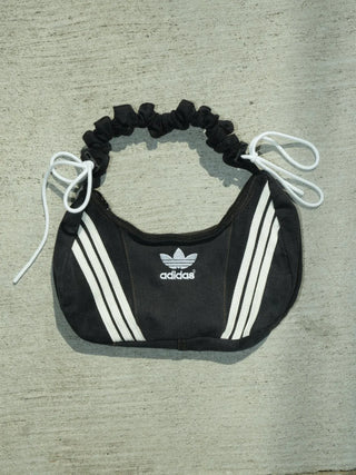 リメイク ショルダーメレンゲバッグ【サイズ調節可】【ブラック系】#79