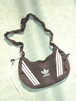 リメイク 2WAY ショルダーメレンゲバッグ【サイズ調節可】【ブラウン系】#80