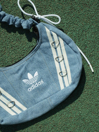 リメイクチャームリングメレンゲショルダーバッグ【ブルー系】