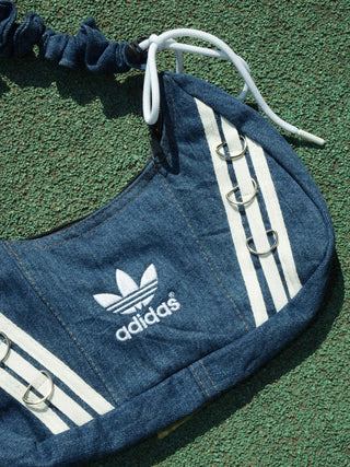 リメイクチャームリングメレンゲショルダーバッグ【ブルー系】