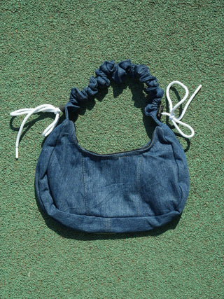 リメイクチャームリングメレンゲショルダーバッグ【ブルー系】