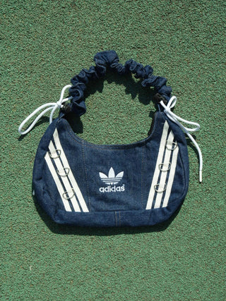 リメイクチャームリングメレンゲショルダーバッグ【ブルー系】