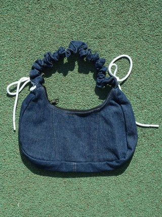 リメイクチャームリングメレンゲショルダーバッグ【ブルー系】