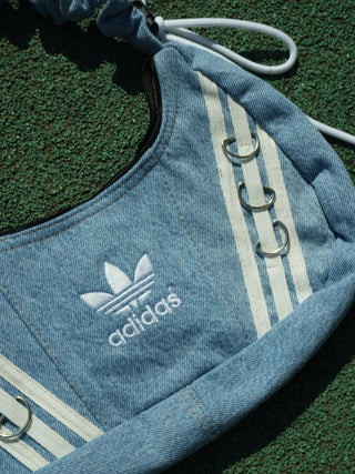 リメイクチャームリングメレンゲショルダーバッグ【ブルー系】