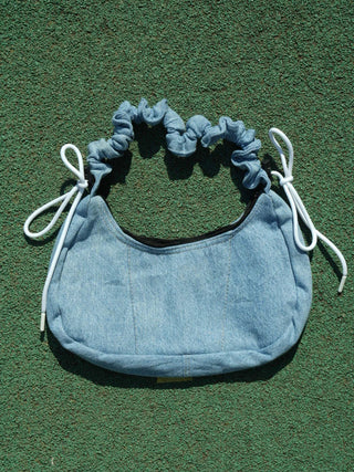 リメイクチャームリングメレンゲショルダーバッグ【ブルー系】