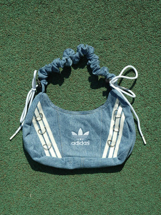 リメイクチャームリングメレンゲショルダーバッグ【ブルー系】