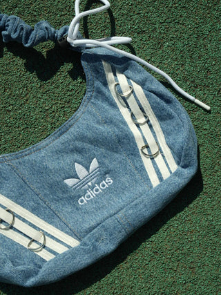 リメイクチャームリングメレンゲショルダーバッグ【ブルー系】