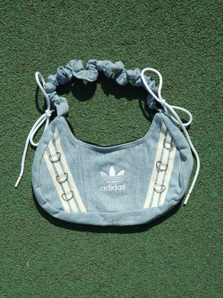 リメイクチャームリングメレンゲショルダーバッグ【ブルー系】