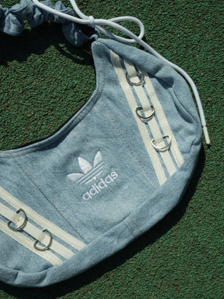 リメイクチャームリングメレンゲショルダーバッグ【ブルー系】