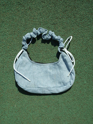 リメイクチャームリングメレンゲショルダーバッグ【ブルー系】