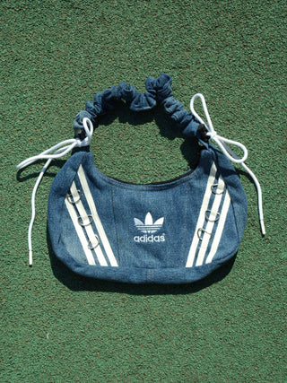 リメイクチャームリングメレンゲショルダーバッグ【ブルー系】