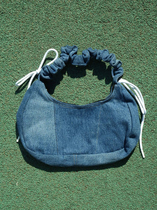 リメイクチャームリングメレンゲショルダーバッグ【ブルー系】