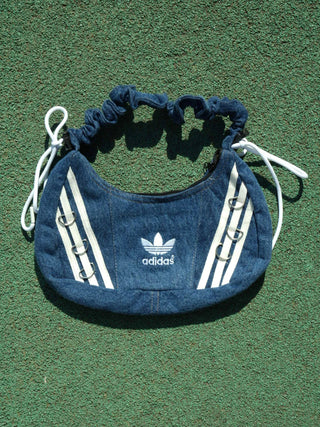 リメイクチャームリングメレンゲショルダーバッグ【ブルー系】