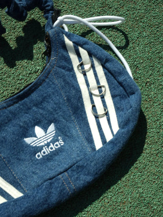 リメイクチャームリングメレンゲショルダーバッグ【ブルー系】