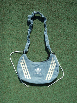 リメイクチャームリングメレンゲショルダーバッグ【ブルー系】