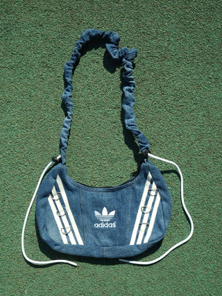 リメイクチャームリングメレンゲショルダーバッグ【ブルー系】