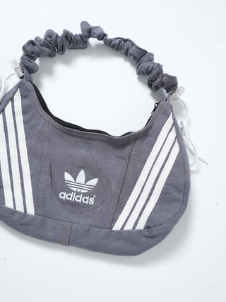 リメイク ショルダーメレンゲバッグ【サイズ調節可】【グレー系】#69