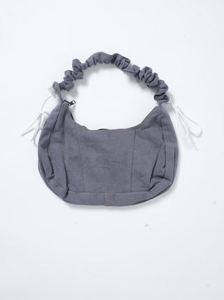 リメイク ショルダーメレンゲバッグ【サイズ調節可】【グレー系】#69