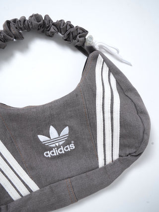 リメイク ショルダーメレンゲバッグ【サイズ調節可】【グレー系】#69