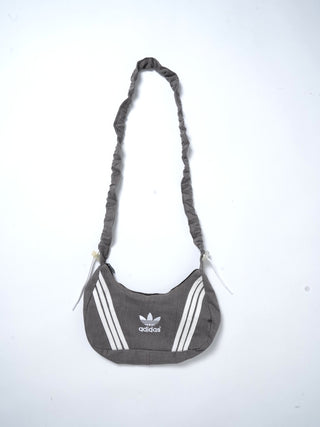 リメイク ショルダーメレンゲバッグ【サイズ調節可】【グレー系】#69