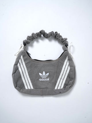 リメイク ショルダーメレンゲバッグ【サイズ調節可】【グレー系】#69