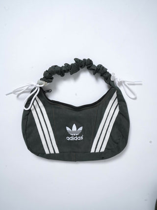 リメイク 2WAY ショルダーメレンゲバッグ【サイズ調節可】【カーキ系】#71