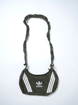 リメイク 2WAY ショルダーメレンゲバッグ【サイズ調節可】【カーキ系】#71