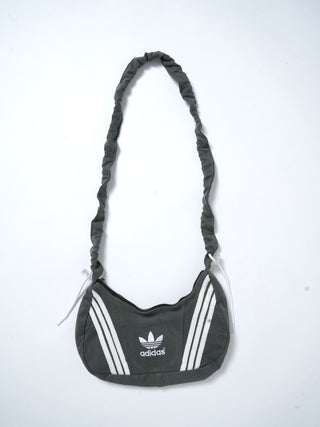 リメイク 2WAY ショルダーメレンゲバッグ【サイズ調節可】【カーキ系】#71