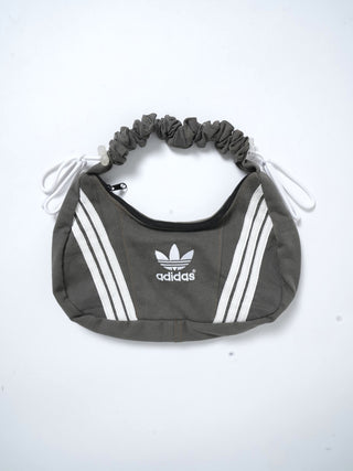 リメイク 2WAY ショルダーメレンゲバッグ【サイズ調節可】【カーキ系】#71